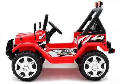 Vaikiškas elektromobilis Jeep Raptor S618 EVA raudonos spalvos