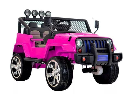 Vaikiškas elektromobilis Jeep S2388, rožinis, 4x45W