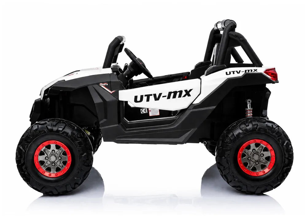 Vaikiškas elektromobilis Jeep XMX603 – Baltas su MP4