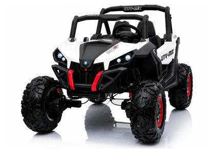 Vaikiškas elektromobilis Jeep XMX603 – Baltas su MP4