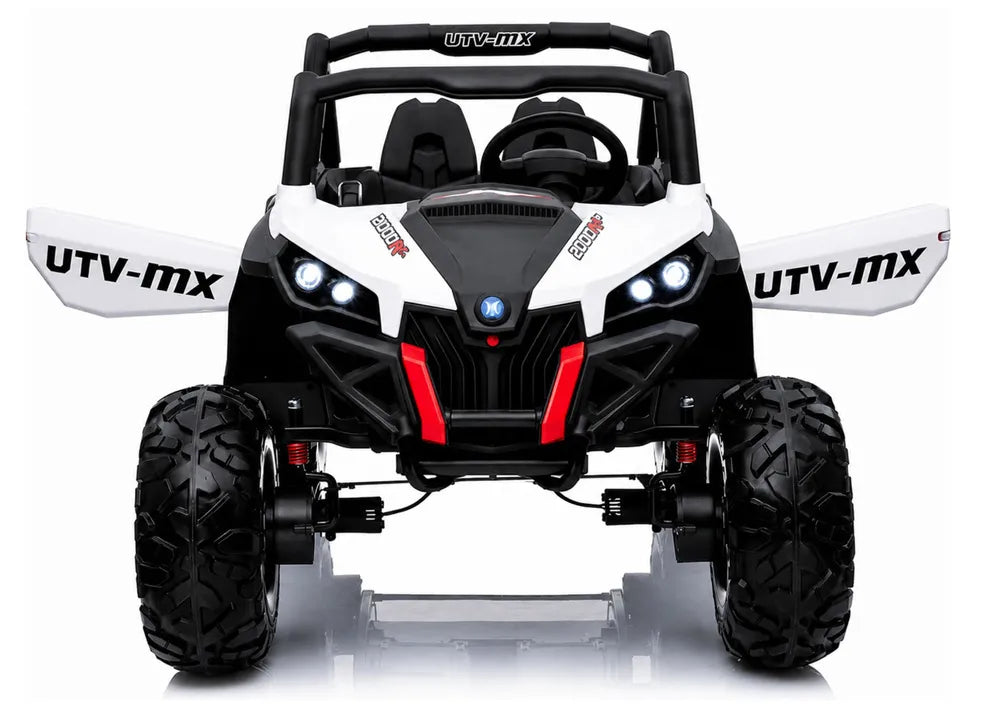 Vaikiškas elektromobilis Jeep XMX603 – Baltas su MP4