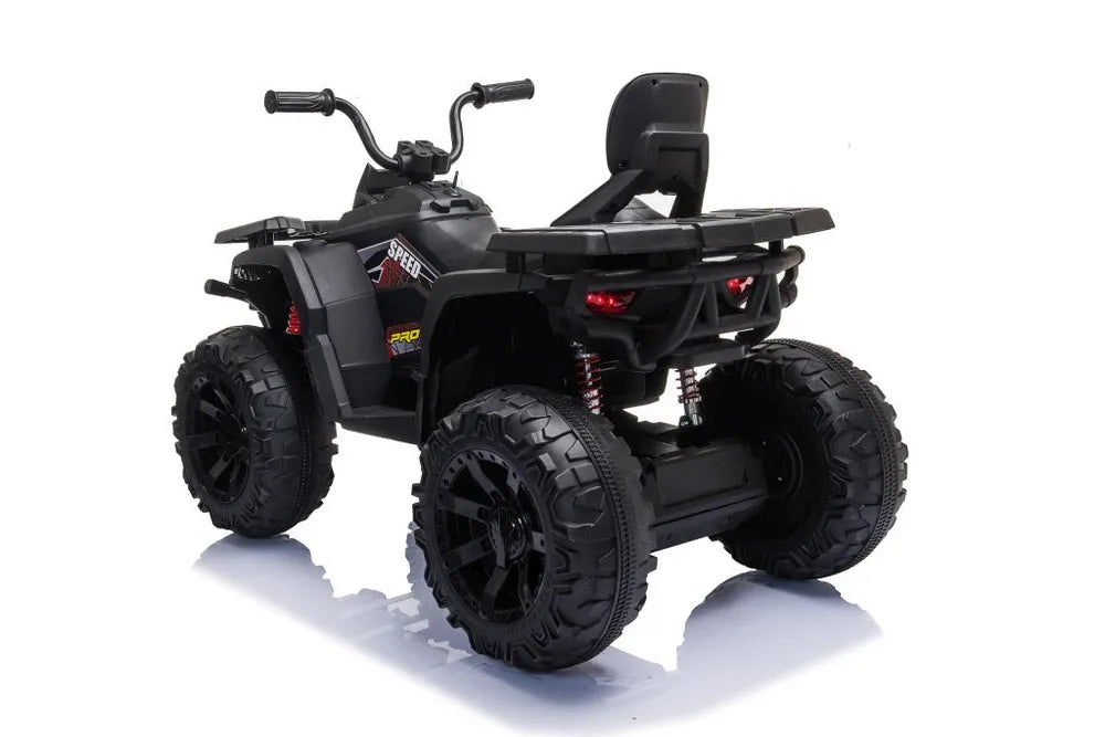 Vaikiškas elektromobilis keturratis LEAN CARS Quad JC333, juodas