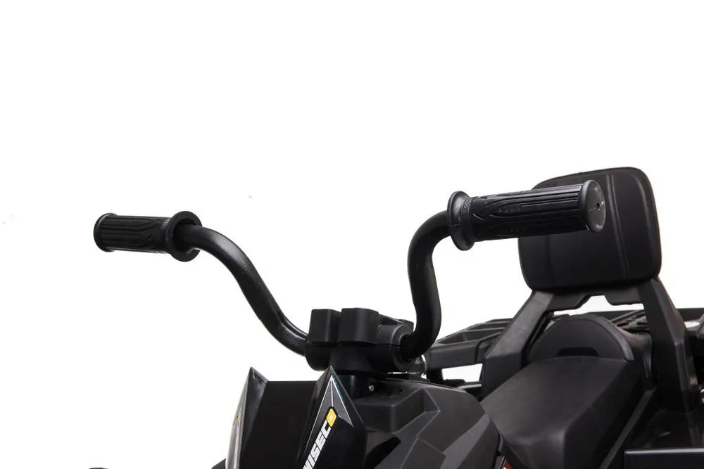 Vaikiškas elektromobilis keturratis LEAN CARS Quad JC333, juodas
