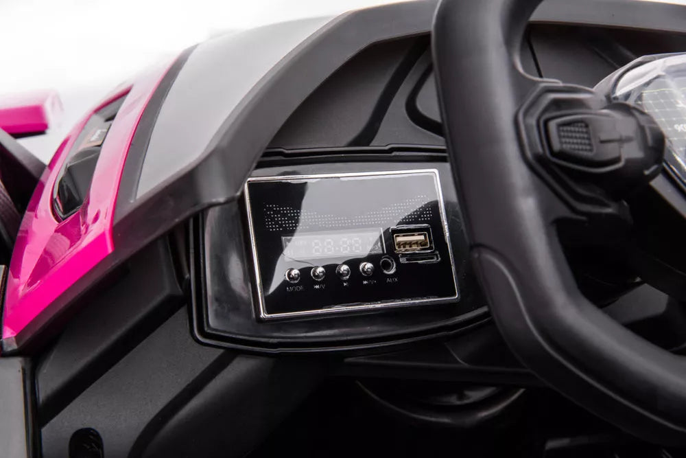 Vaikiškas elektromobilis Lamborghini GT HL528 rožinis