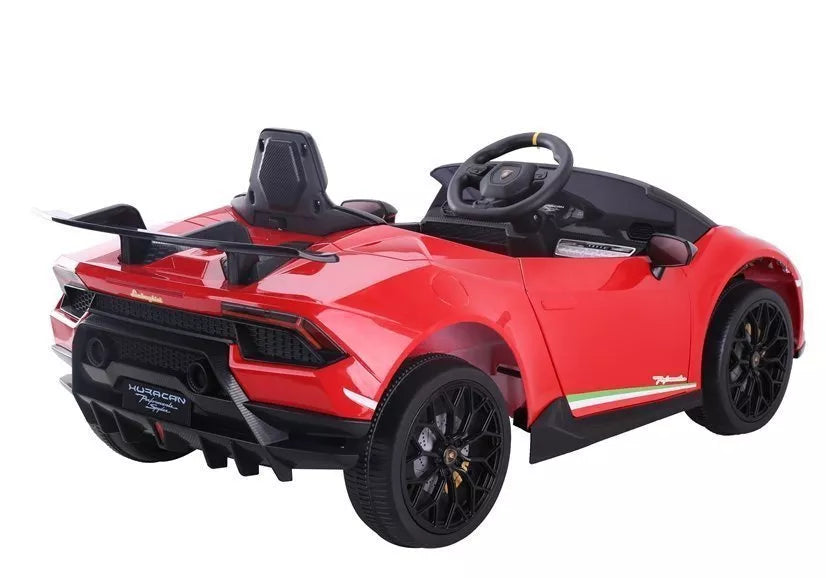 Vaikiškas elektromobilis Lamborghini Huracan raudonas