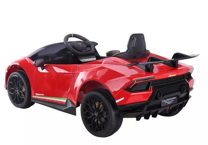 Vaikiškas elektromobilis Lamborghini Huracan raudonas