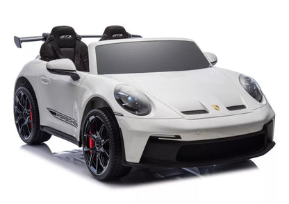 Vaikiškas elektromobilis LEAN CARS DK-P911 Porsche GT3 stiliaus, baltas