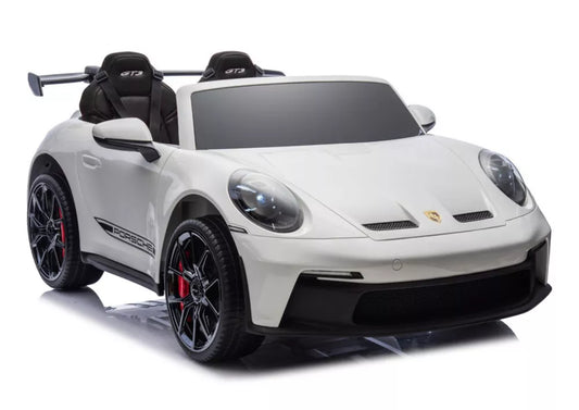 Vaikiškas elektromobilis LEAN CARS DK-P911 Porsche GT3 stiliaus, baltas