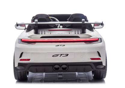 Vaikiškas elektromobilis LEAN CARS DK-P911 Porsche GT3 stiliaus, baltas