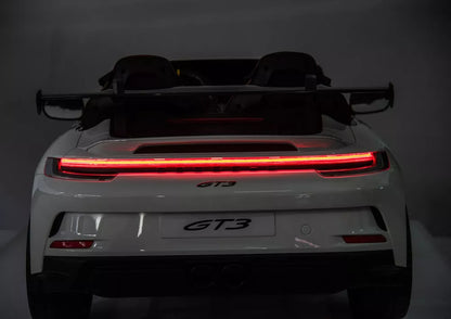 Vaikiškas elektromobilis LEAN CARS DK-P911 Porsche GT3 stiliaus, baltas
