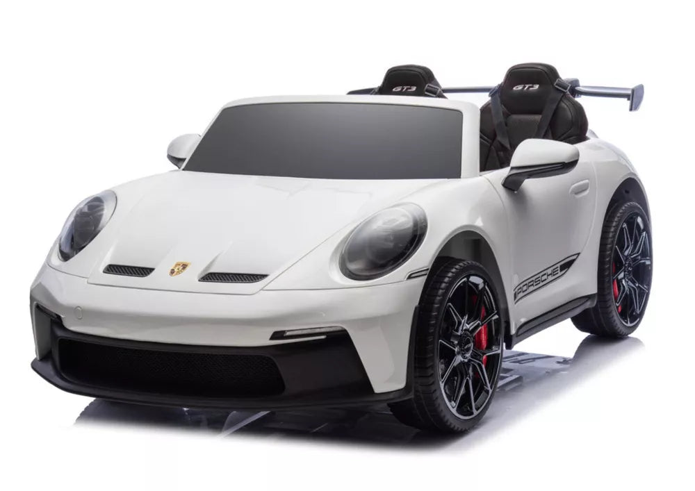 Vaikiškas elektromobilis LEAN CARS DK-P911 Porsche GT3 stiliaus, baltas