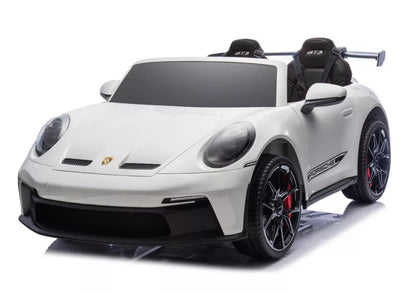 Vaikiškas elektromobilis LEAN CARS DK-P911 Porsche GT3 stiliaus, baltas