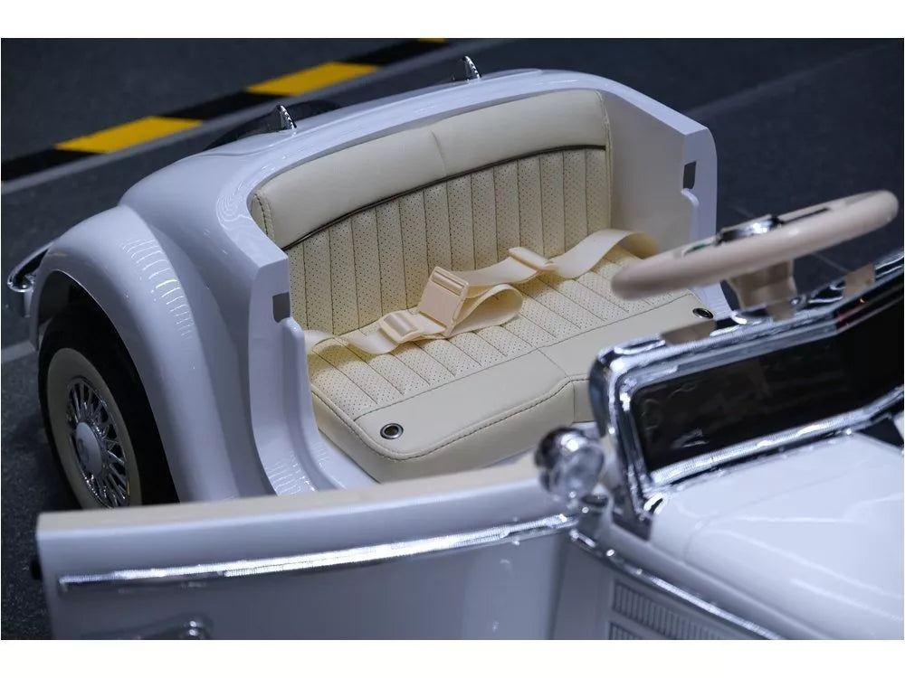 Vaikiškas elektromobilis Mercedes 540K, baltas