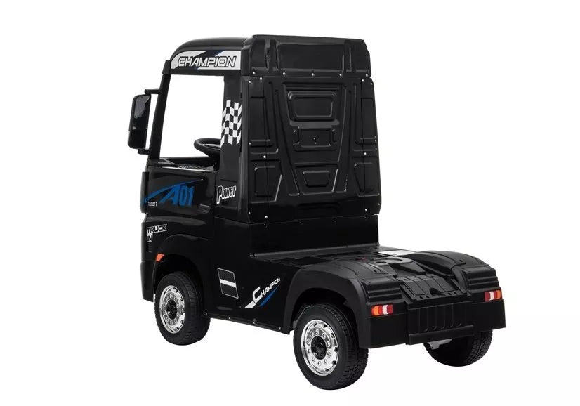Vaikiškas elektromobilis Mercedes Actros juodas