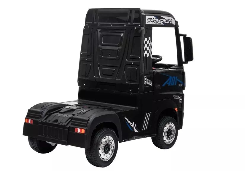 Vaikiškas elektromobilis Mercedes Actros juodas