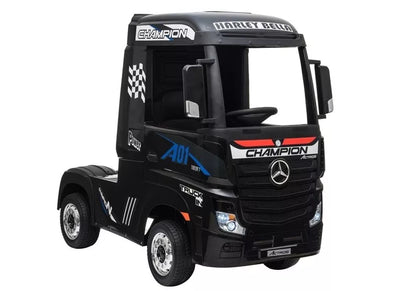 Vaikiškas elektromobilis Mercedes Actros juodas