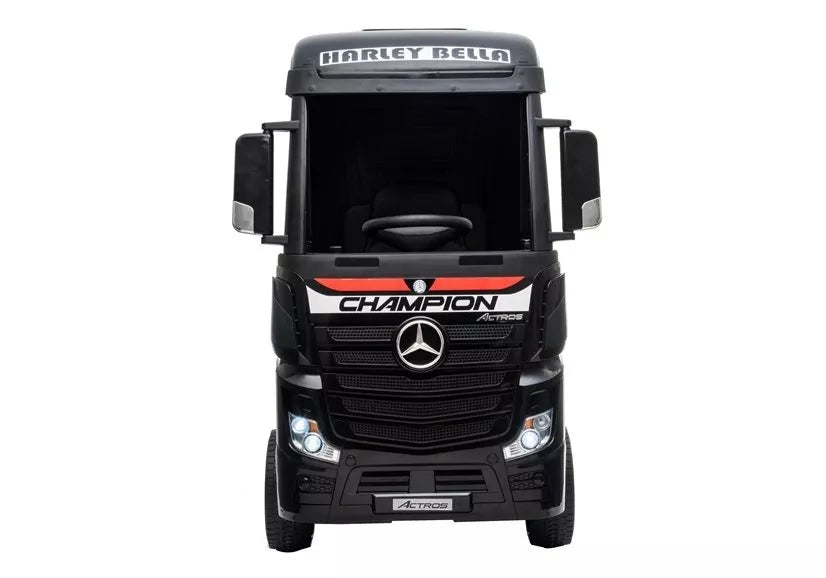 Vaikiškas elektromobilis Mercedes Actros juodas