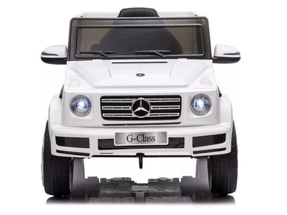 Vaikiškas elektromobilis Mercedes G500 baltas