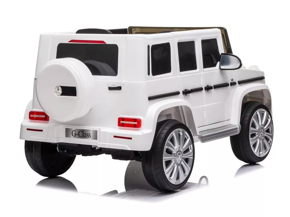 Vaikiškas elektromobilis Mercedes G500 baltas