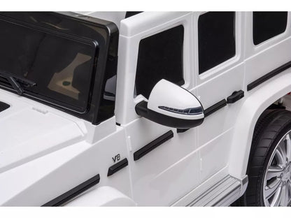 Vaikiškas elektromobilis Mercedes G500 baltas