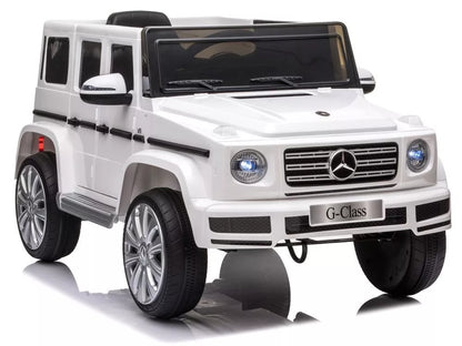 Vaikiškas elektromobilis Mercedes G500 baltas