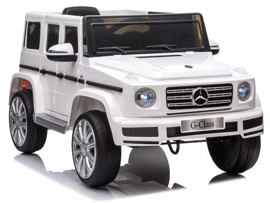 Vaikiškas elektromobilis Mercedes G500 baltas