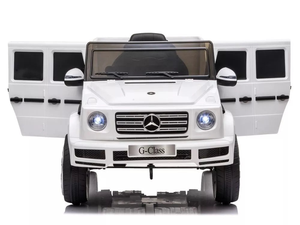 Vaikiškas elektromobilis Mercedes G500 baltas