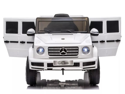 Vaikiškas elektromobilis Mercedes G500 baltas