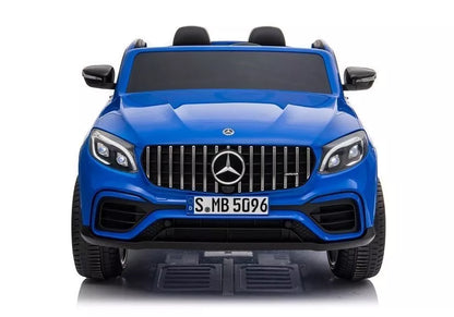 Vaikiškas elektromobilis Mercedes GLC 63S QLS MP4, mėlynas, dažytas