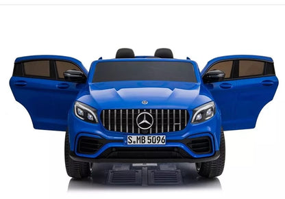 Vaikiškas elektromobilis Mercedes GLC 63S QLS MP4, mėlynas, dažytas