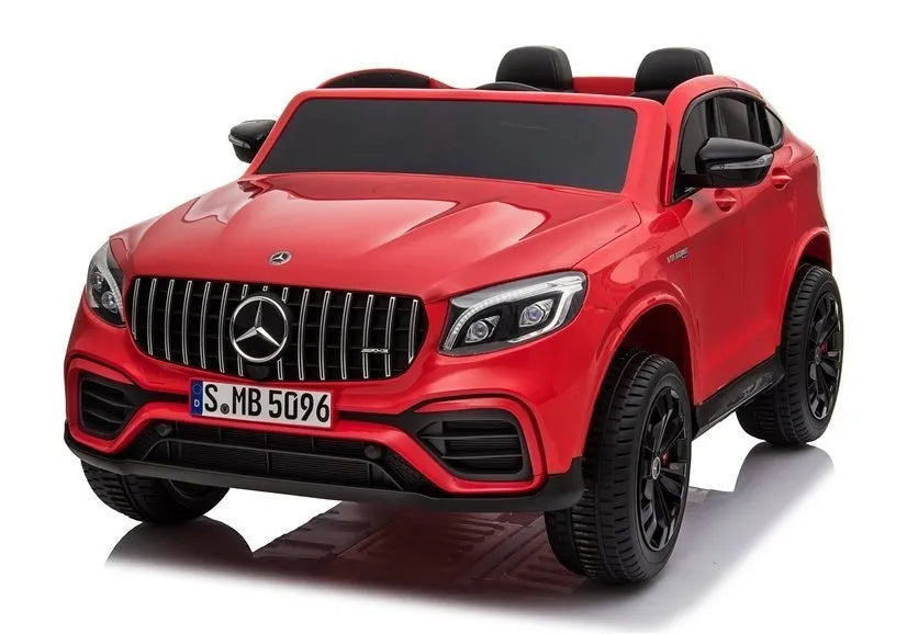 Vaikiškas elektromobilis Mercedes GLC 63S QLS, raudonas, dažytas