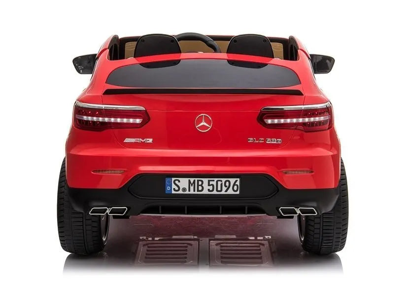 Vaikiškas elektromobilis Mercedes GLC 63S QLS, raudonas, dažytas
