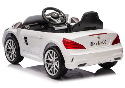 Vaikiškas elektromobilis Mercedes SL500 S506 Baltas