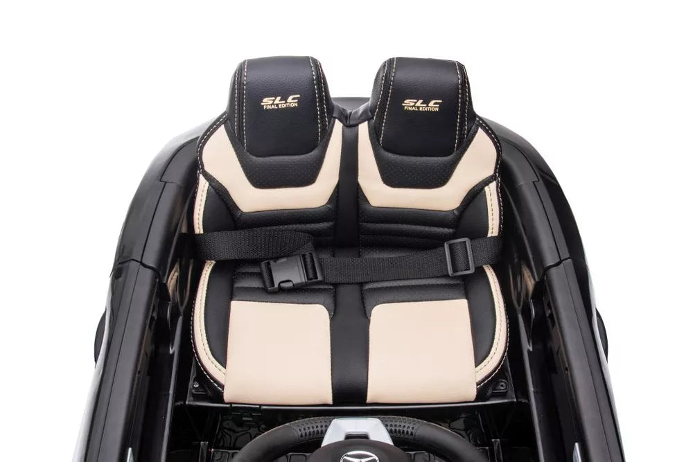 Vaikiškas elektromobilis Mercedes SLC 300, juodas