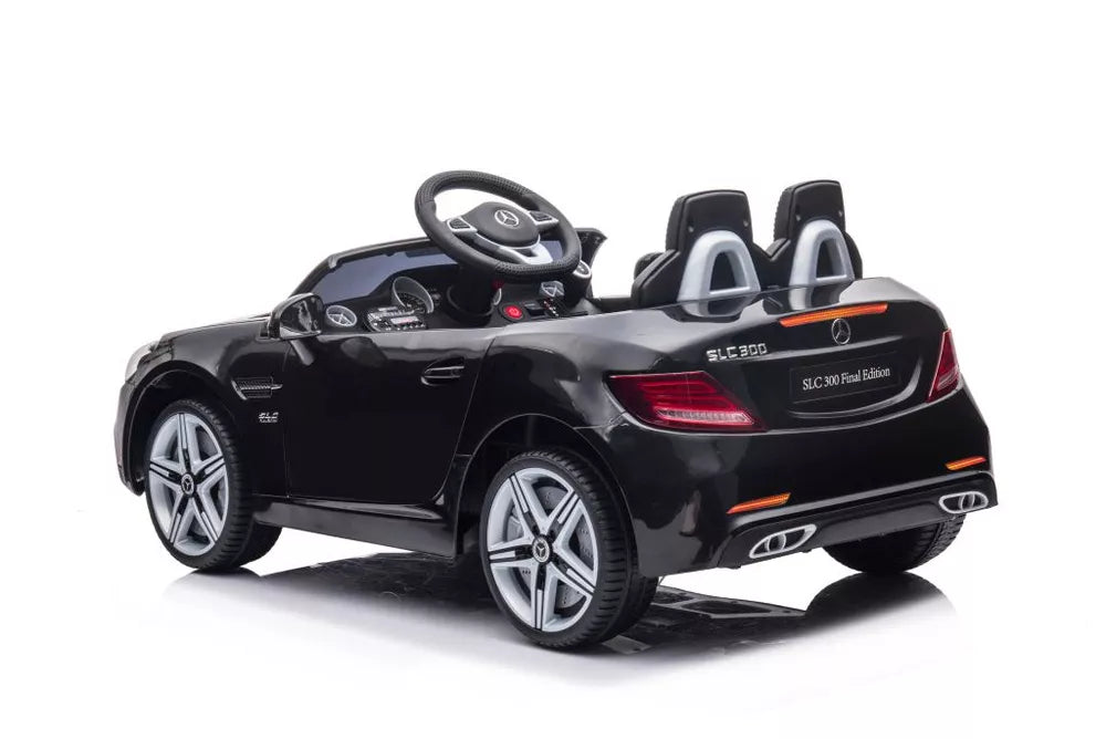 Vaikiškas elektromobilis Mercedes SLC 300, juodas