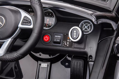Vaikiškas elektromobilis Mercedes SLC 300, juodas