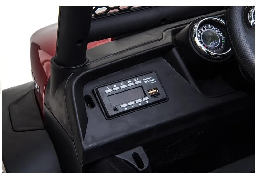 Vaikiškas elektromobilis Mercedes Unimog 4x4, juodas
