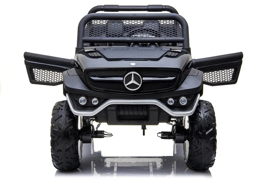 Vaikiškas elektromobilis Mercedes Unimog 4x4, juodas