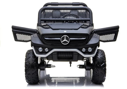 Vaikiškas elektromobilis Mercedes Unimog 4x4, juodas