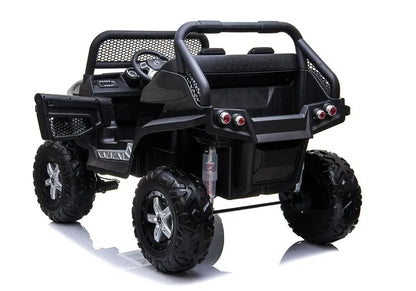 Vaikiškas elektromobilis Mercedes Unimog 4x4, juodas