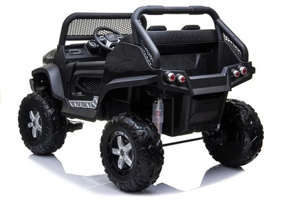 Vaikiškas elektromobilis Mercedes Unimog 4x4, juodas