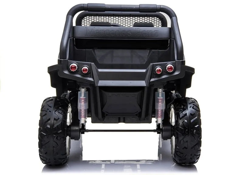 Vaikiškas elektromobilis Mercedes Unimog 4x4, juodas