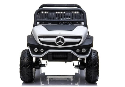 Vaikiškas elektromobilis Mercedes Unimog baltas