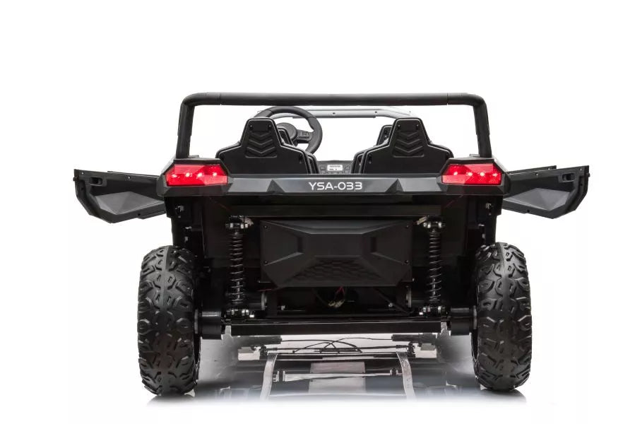 Vaikiškas elektromobilis visureigis Buggy A033 4x4 24V balta