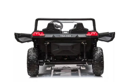 Vaikiškas elektromobilis visureigis Buggy A033 4x4 24V balta
