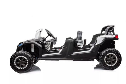 Vaikiškas elektromobilis visureigis Buggy A033 4x4 24V balta