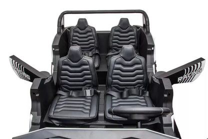 Vaikiškas elektromobilis visureigis Buggy A033 4x4 24V balta
