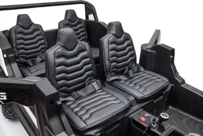 Vaikiškas elektromobilis visureigis Buggy A033 4x4 24V balta