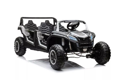 Vaikiškas elektromobilis visureigis Buggy A033 4x4 24V balta