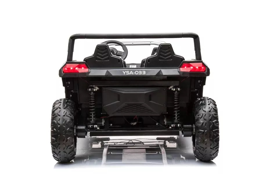 Vaikiškas elektromobilis visureigis Buggy A033 4x4 24V balta